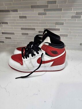 Nike Air Jordan Retro OG High Heritage red black shoes sneakers men size 6.5